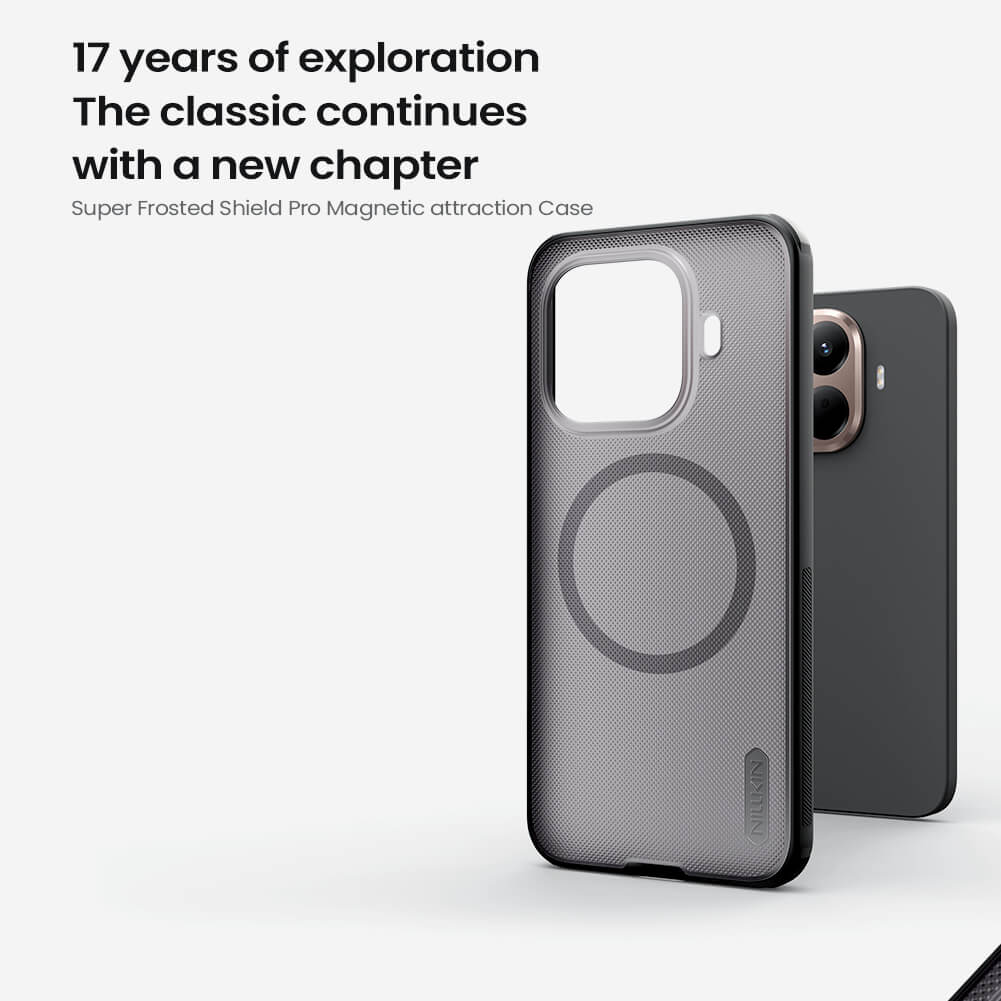 Чехол-крышка NILLKIN для Xiaomi 15T Pro (серия Frosted shield Pro Magnetic case Clear)